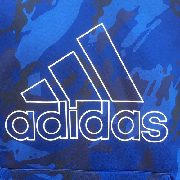 Bundle Boys Therma Hoodies Nike Adidas Logo Printed Pullover Hoodies M Set of 2 - Picture 10 of 14